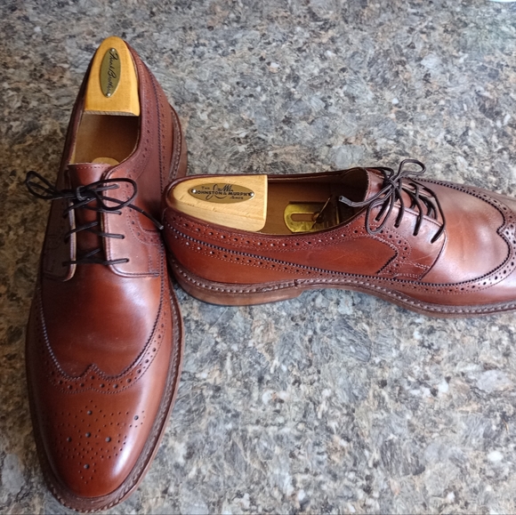 Johnston &Murphy Chestnut Brown Like New Wingtips Lace up Size 10M main image 9